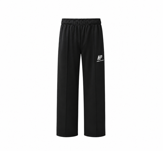 Black 3 stripes track pants!